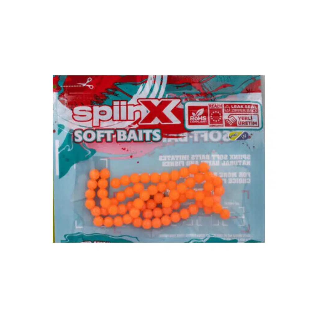 SPIINX BALIK YUMURTASI 6MM 70P UV ORANGE GLOW