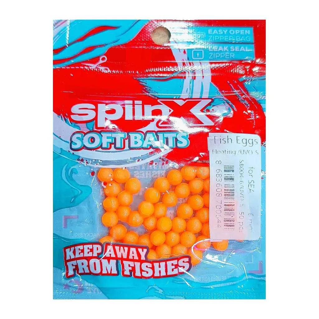 SPIINX BALIK YUMURTASI 6MM UV TURUNCU 70P