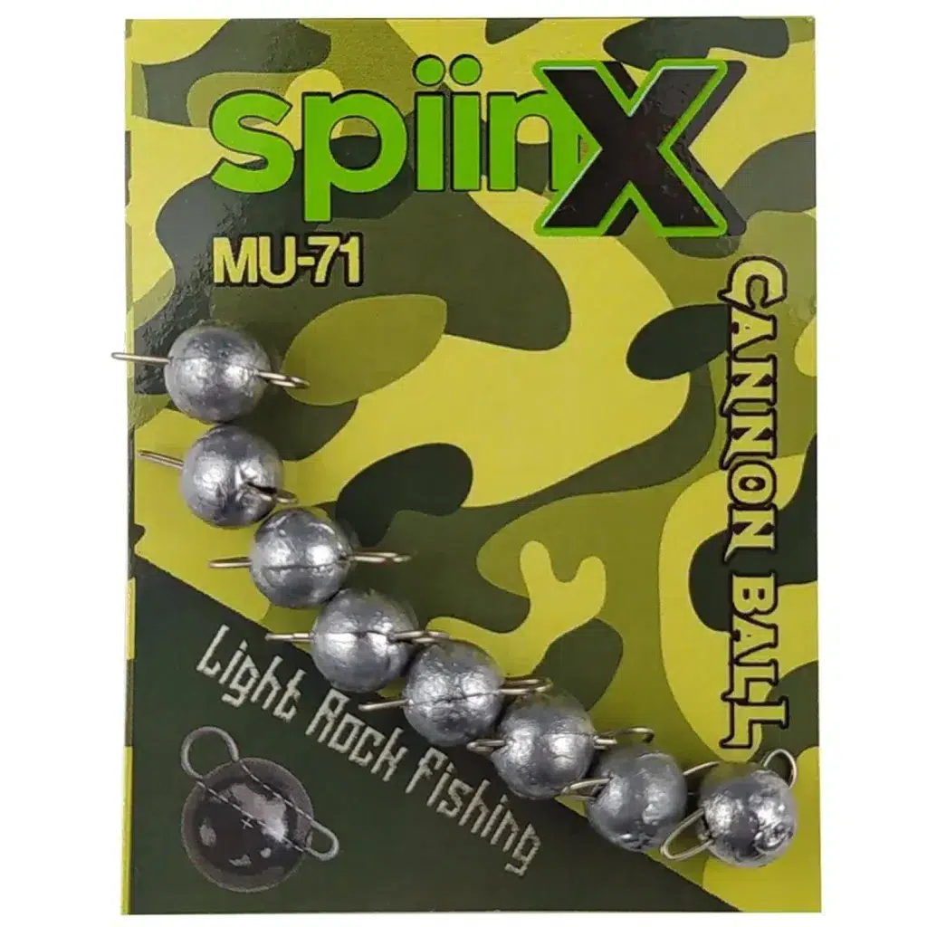 SPIINX CANNON BALL JIGHEAD HAM IGNESIZ 2,5G 8P
