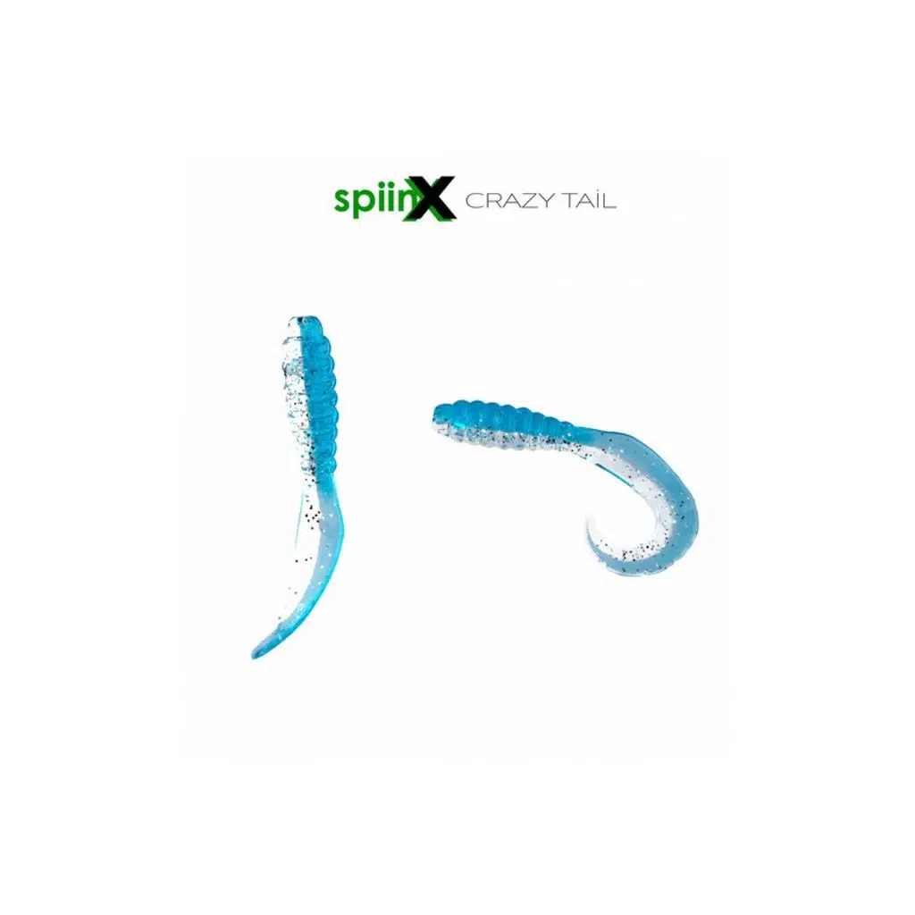 SPIINX CRAZY TAIL KUYRUK 7.5CM 10P BLUE SILVER