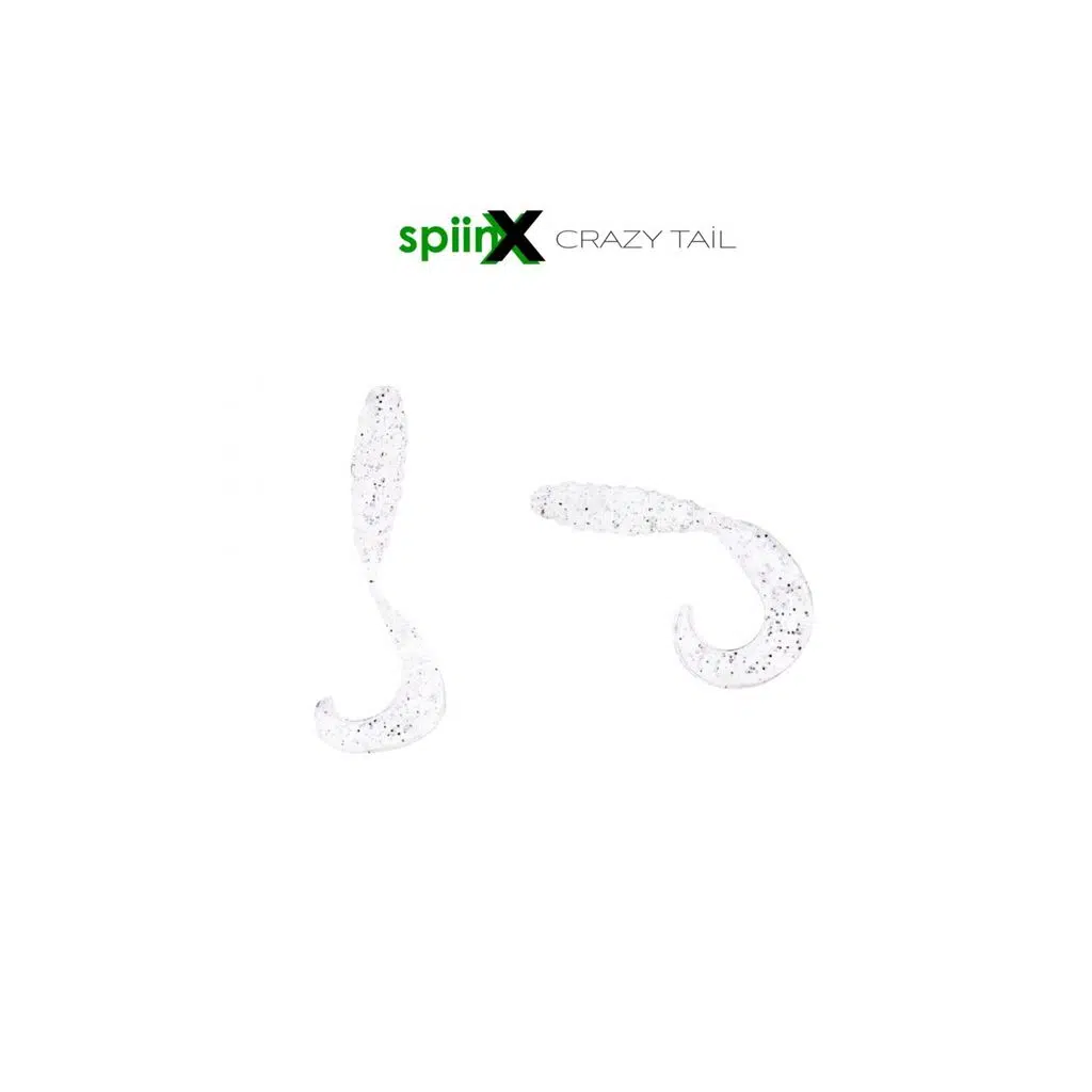 SPIINX CRAZY TAIL KUYRUK 7.5CM 10P CLEAR SILVER