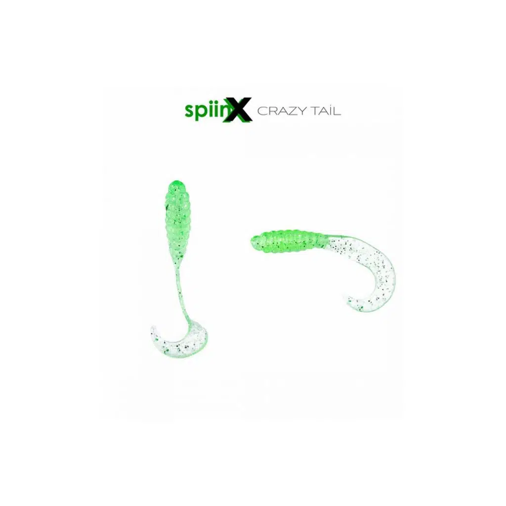 SPIINX CRAZY TAIL KUYRUK 7.5CM 10P LIGHT GREEN